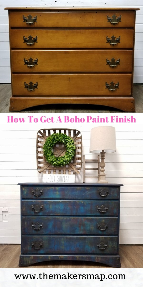 going boho - paint finish pinterest