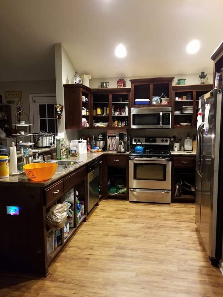 $62 Painted Kitchen Cabinets Makeover