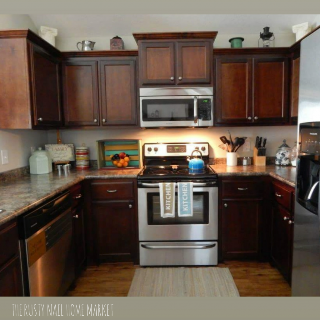 $62 Painted Kitchen Cabinets Makeover