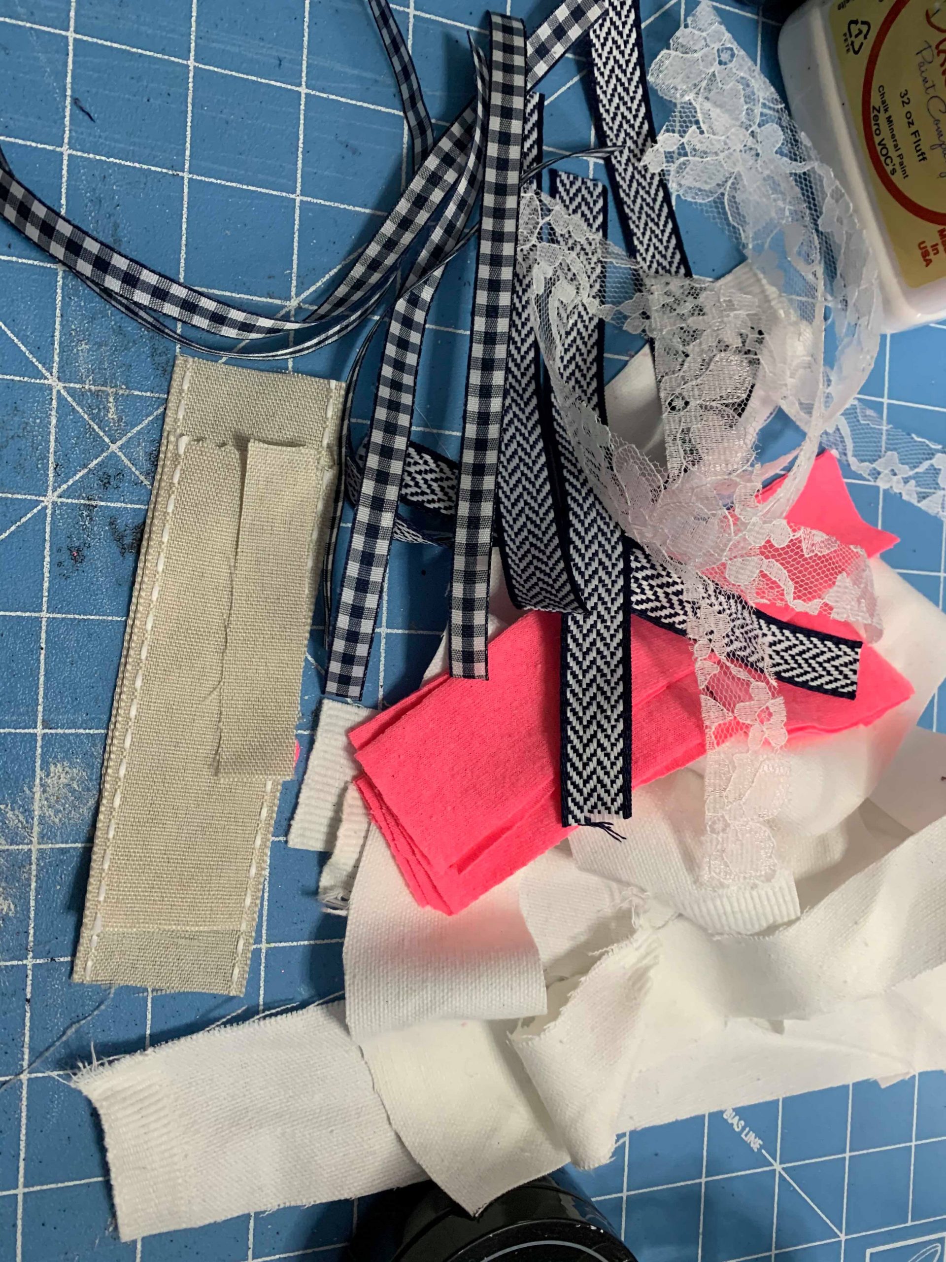 Easy DIY Layered Messy Bow Supplies