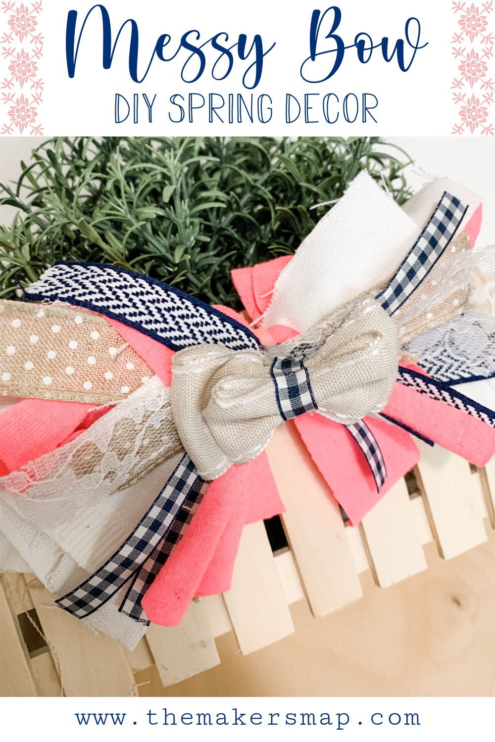 DIY Ribbon Storage Rack Idea - Southern Crush at Home