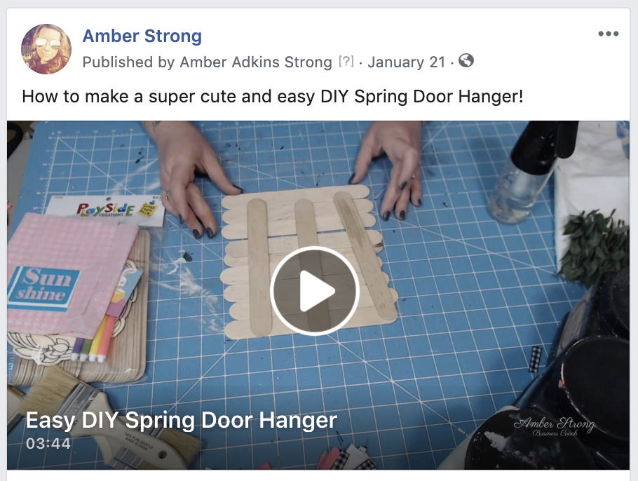 Fun and Easy DIY Spring Door Hanger Creative How To