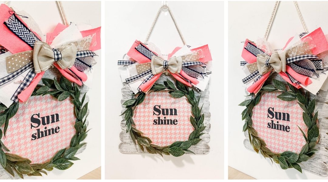 Fun and Easy DIY Spring Door Hanger Creative How To