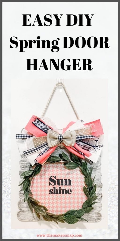 Fun and Easy DIY Spring Door Hanger