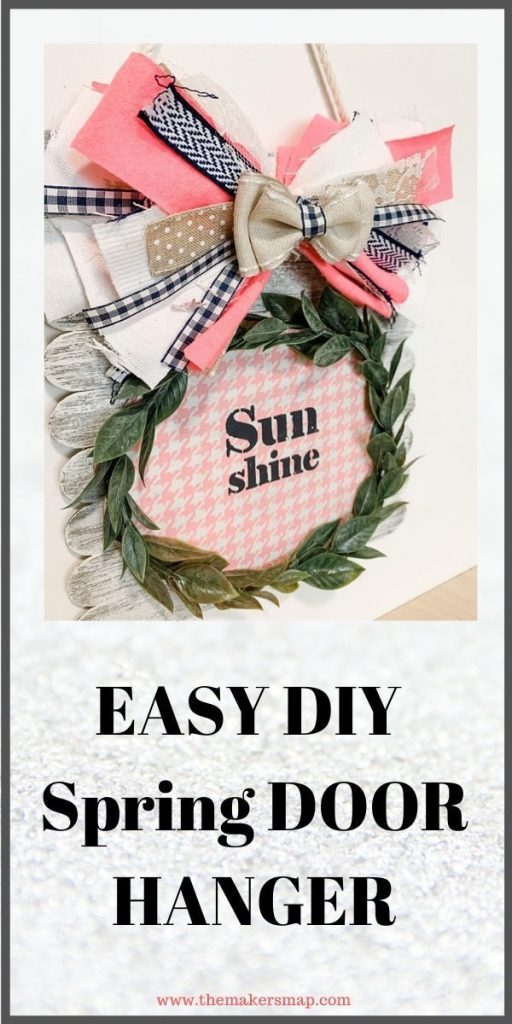 Fun and Easy DIY Spring Door Hanger