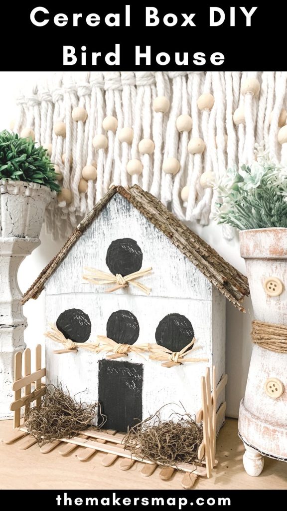 Cereal Box Birdhouse Craft DIY Project