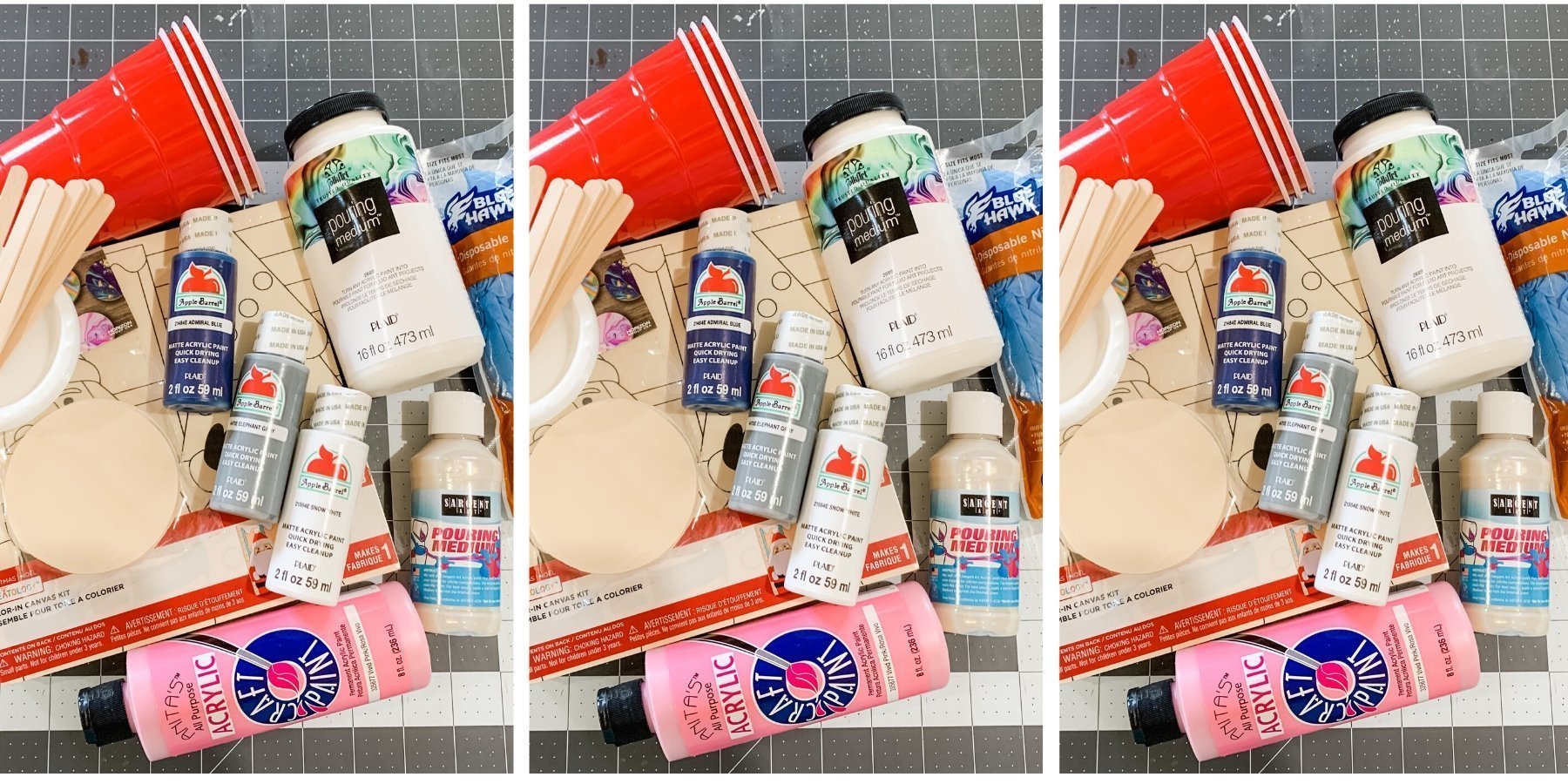 How to create a easy DIY Paint Pour for Beginners
