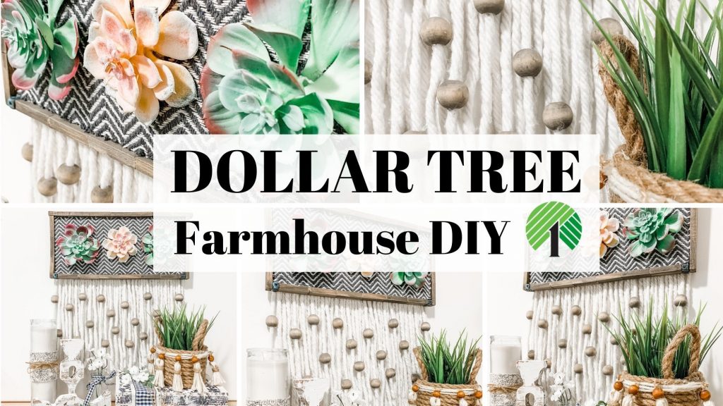 Dollar Tree Farmhouse BOHO Mop Head DIY