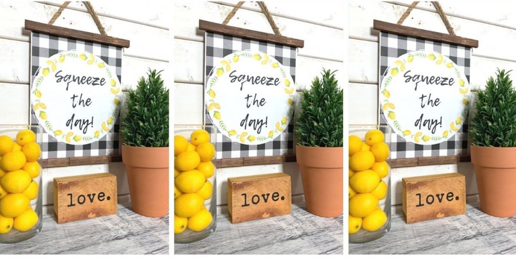 Free Farmhouse Lemon Printable DIY