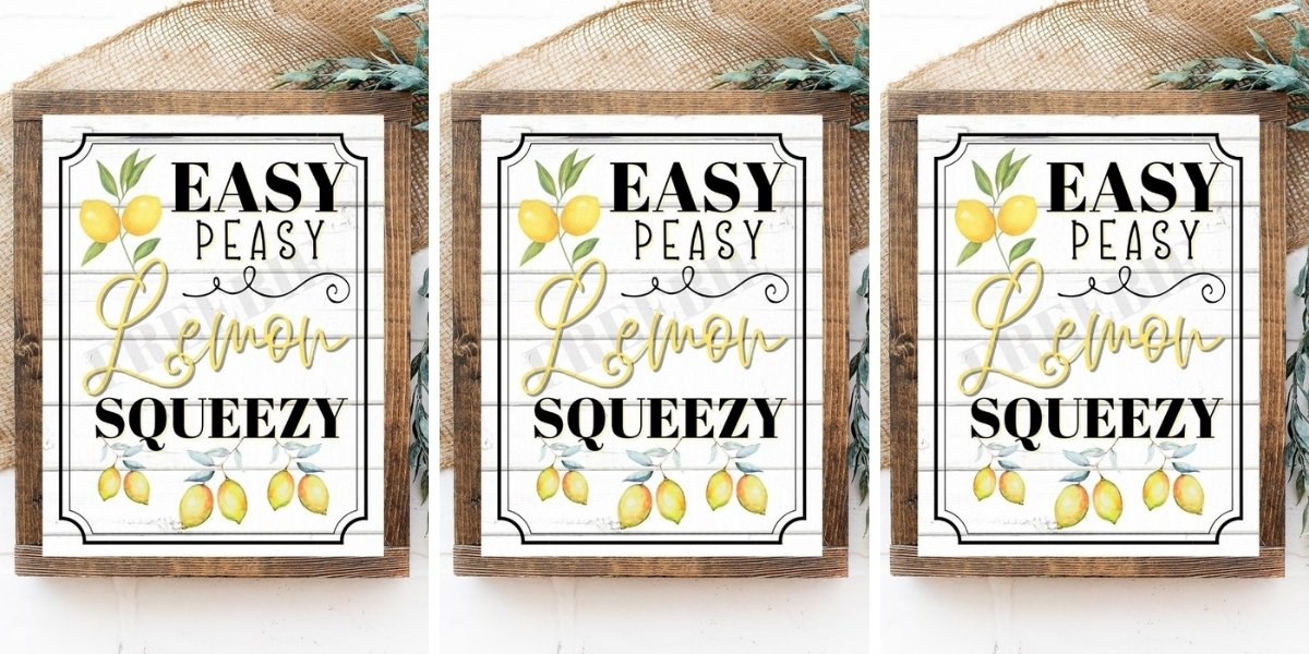 Free Easy Peasy Lemon Printable