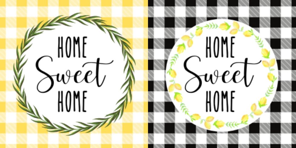Get 2 Free Home Sweet Home Printables to create Beautiful DECOR