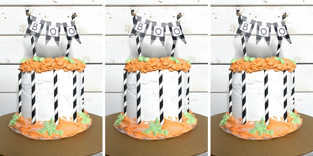 DIY Fall Fake Bake Cake