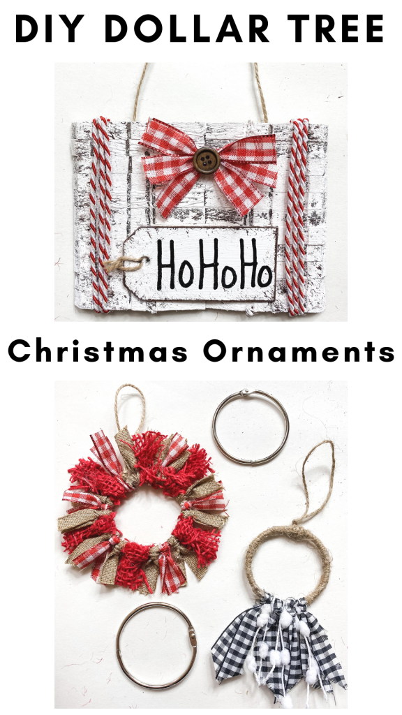 DIY Dollar Tree Christmas Ornaments