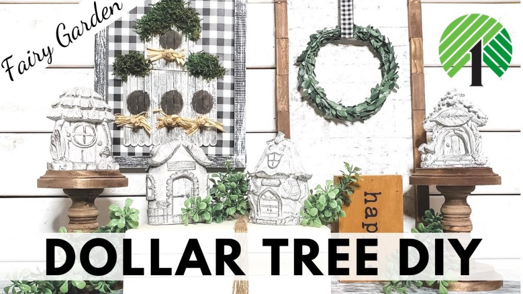 Dollar Tree DIY Farmhouse Fairy Garden Youtube