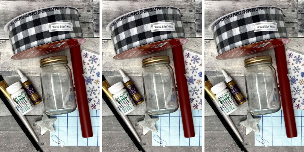 DIY Reverse Etch Glass Lantern