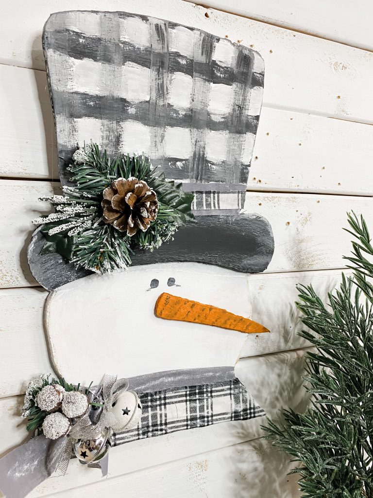 Dollar Tree DIY Foam board Layered Snowman