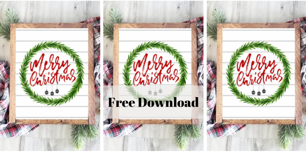 Free Merry Christmas Printable Download IMG