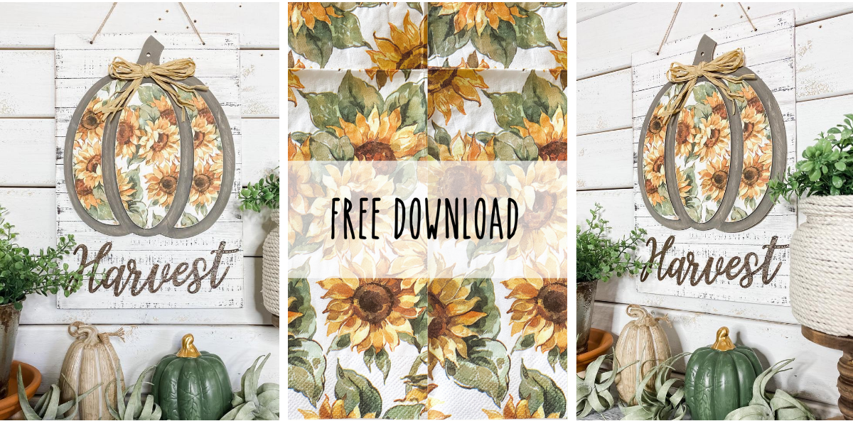 Free Sunflower Print Design