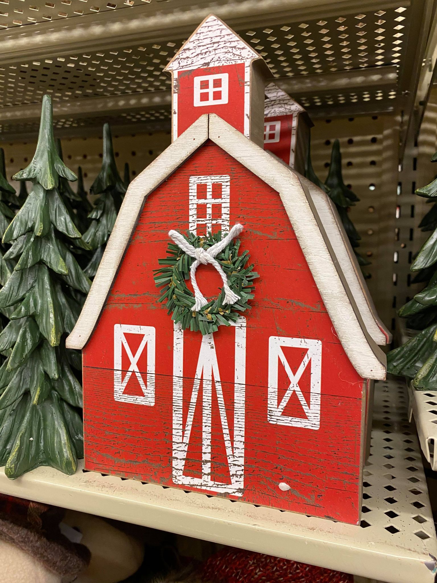 Foam board Christmas Barn DIY