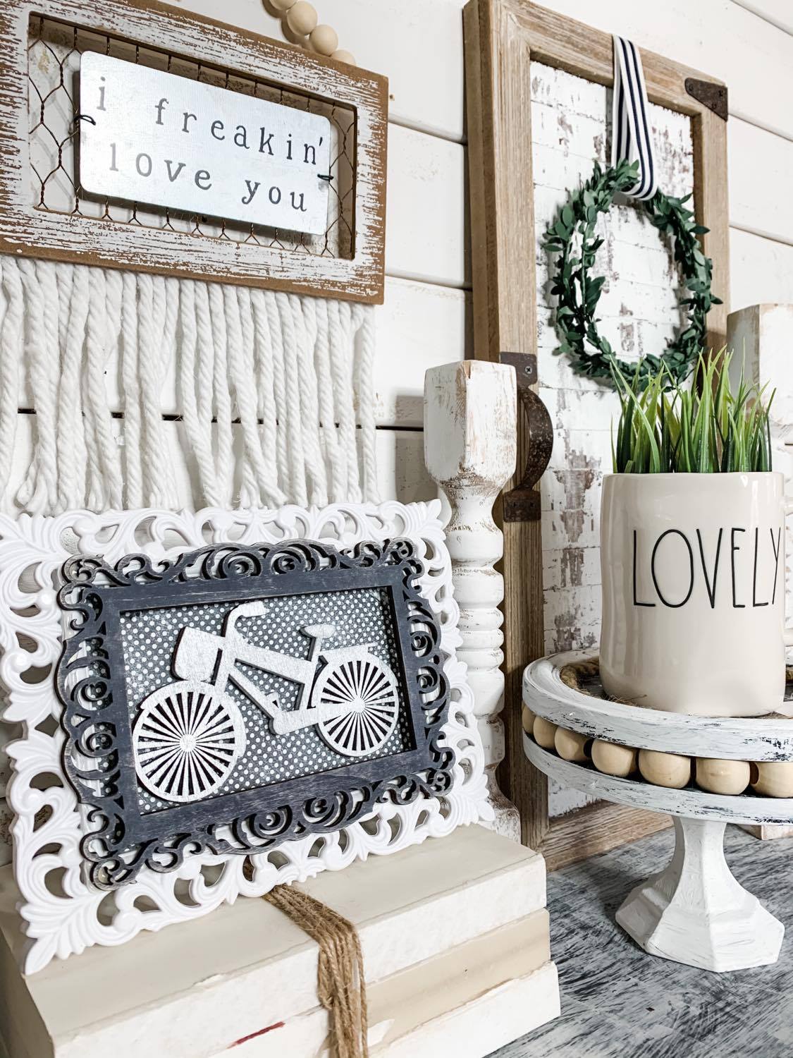 Dollar Tree Mirror Farmhouse Makeover