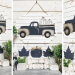 Dolla rTree Rustic Fall Truck DIY panel