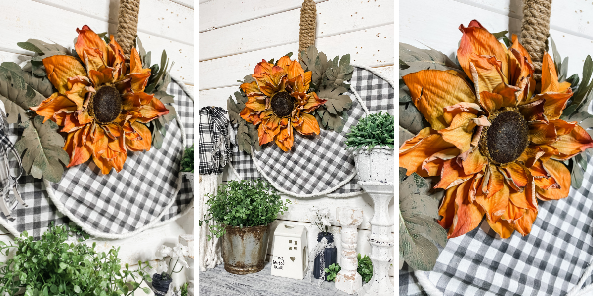 Dollar Tree Fall Splatter Screen Pumpkin