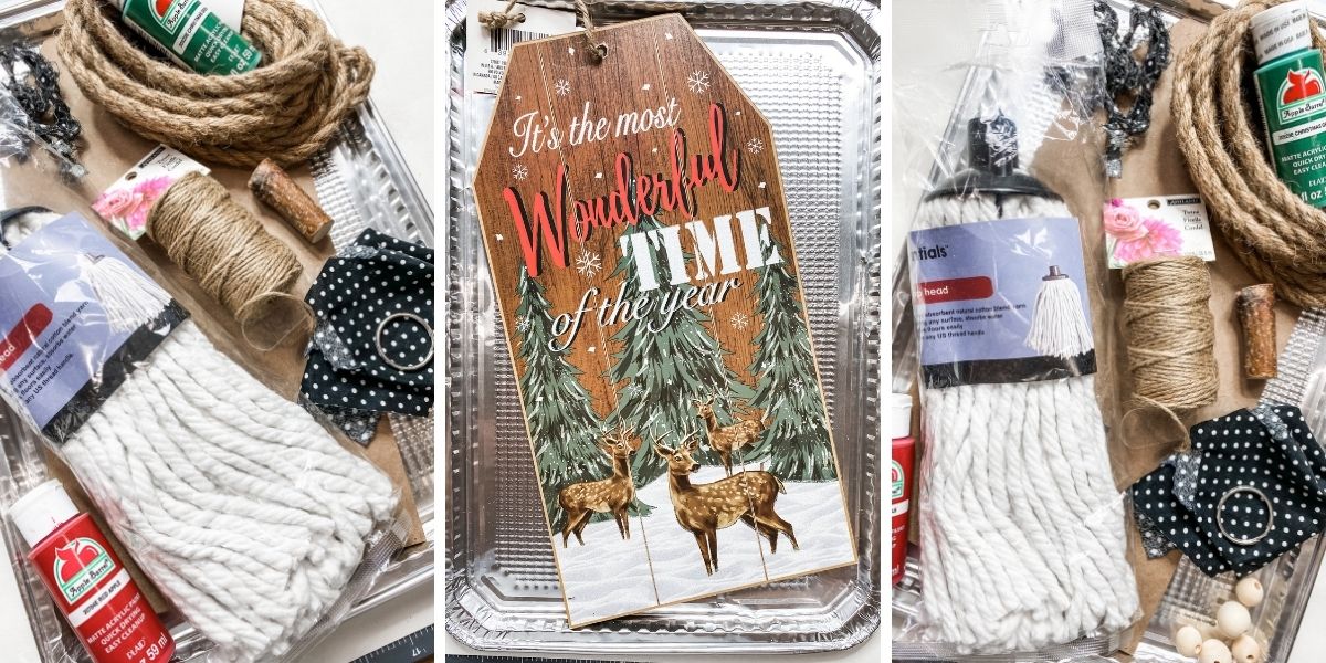 Dollar Tree DIY Christmas Tag Makeover 