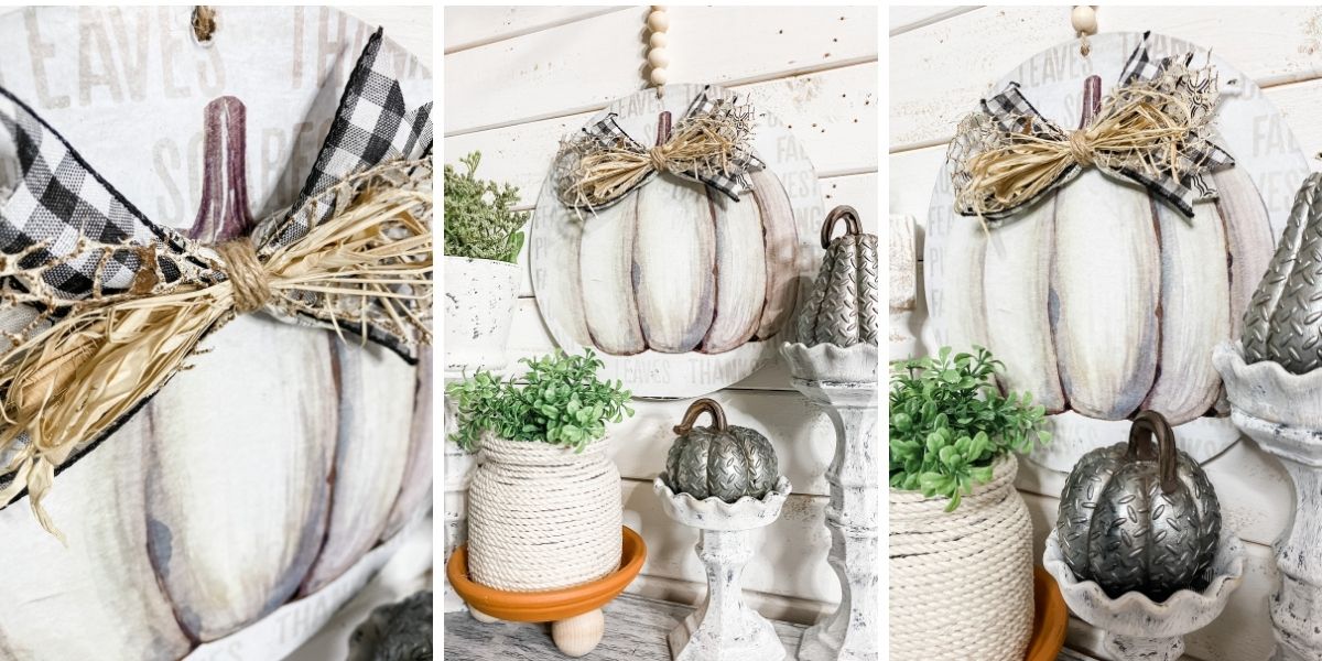 Dollar Tree Fall Pumpkin DIY