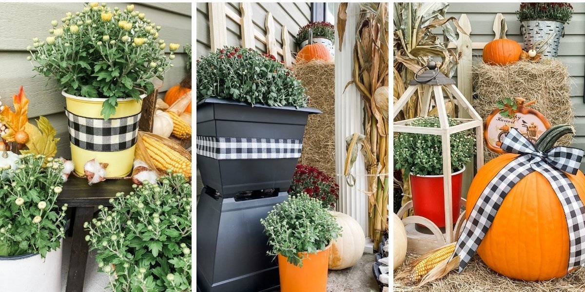 Fall Front Porch Makeover