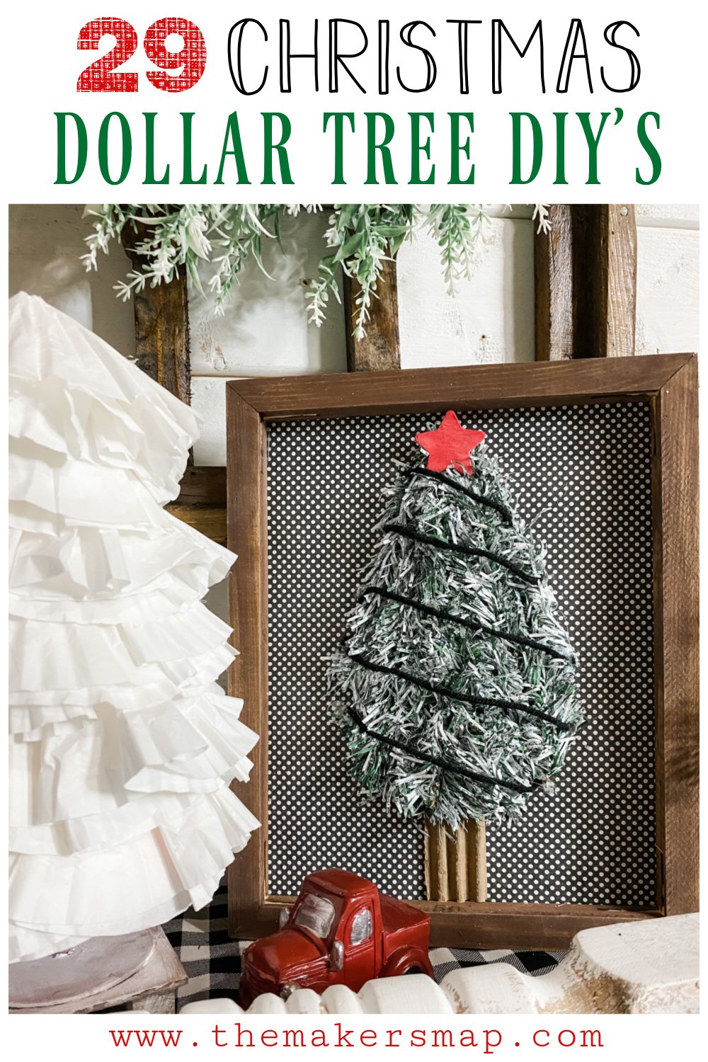 29 Easy DIY Christmas Decor Ideas - The Makers Map with Amber Strong