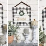 Dollar Tree DIY Buffalo Check Home Decor