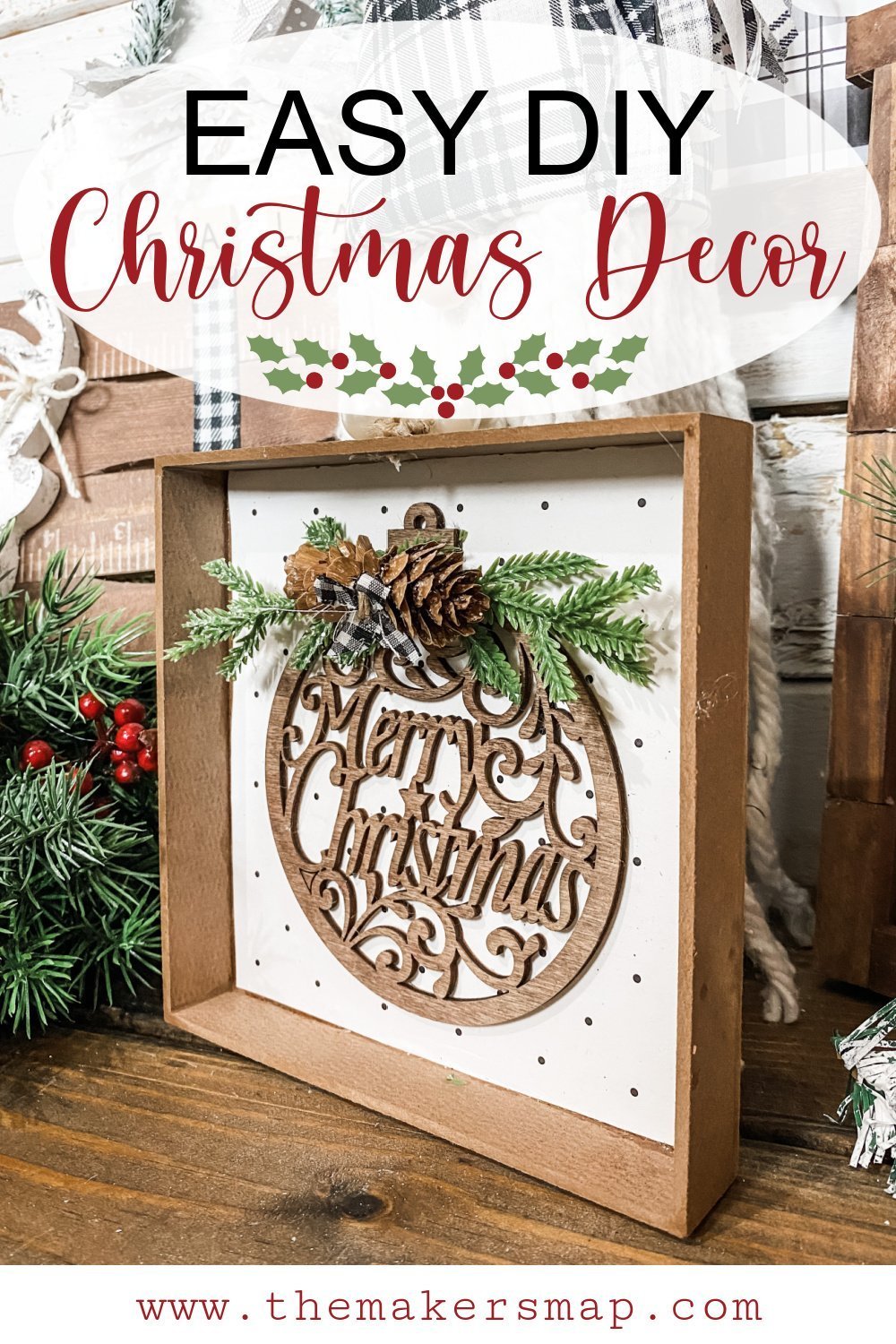 DIY Christmas Decor with a Michael's Ornament