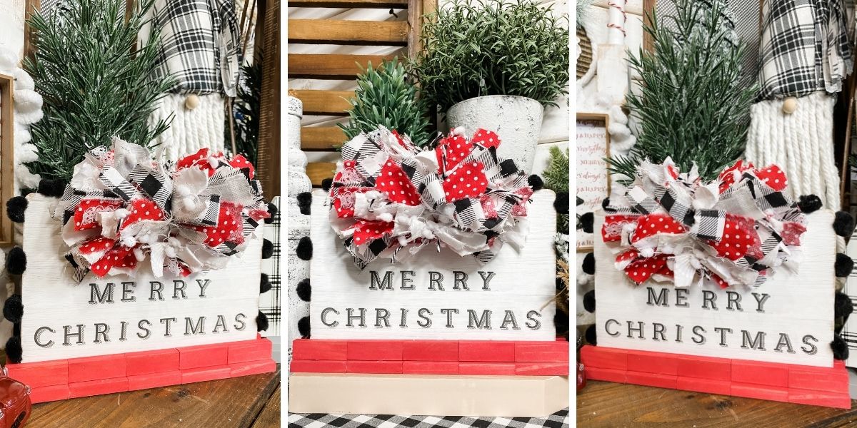 Easy DIY Dollar Tree Cutting Board Christmas Sign