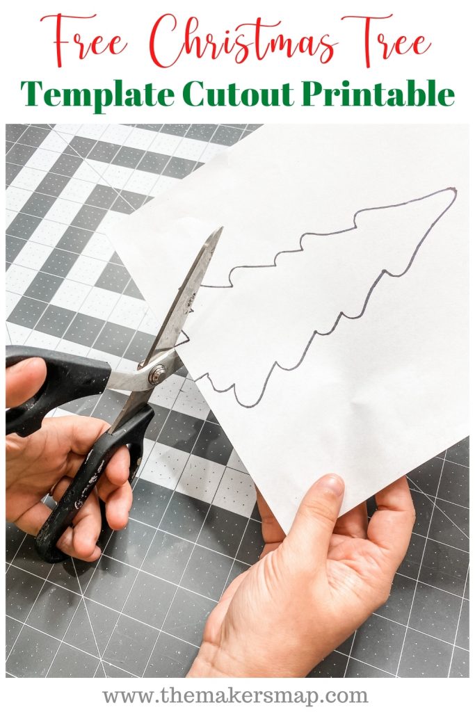 Get this Free Christmas Tree printable cutout to create decor