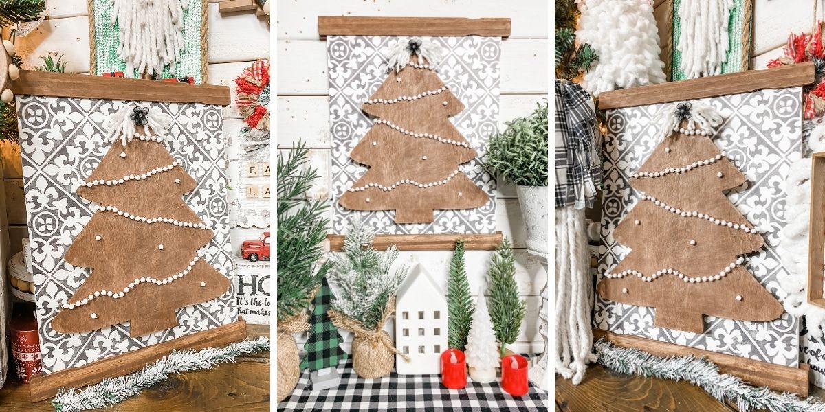 How to Make a Hobby Lobby Placemat Christmas Decor DIY