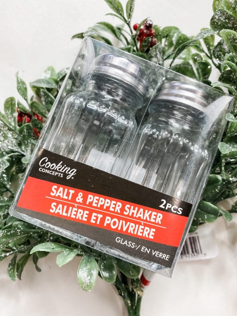 Christmas Salt and Pepper Shaker DIY Ornaments for Craftathon