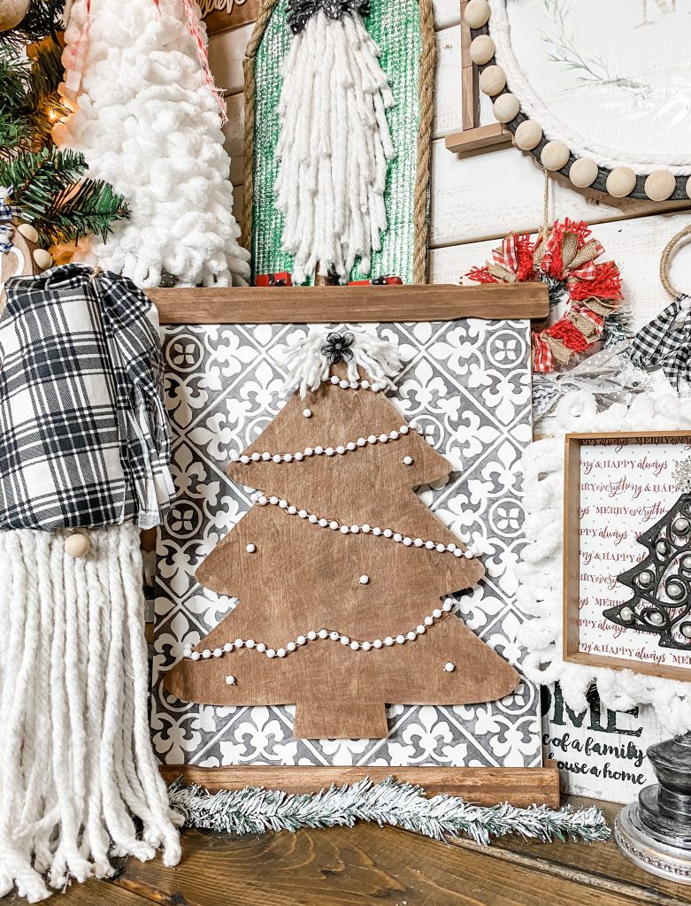 How to Make a Hobby Lobby Placemat Christmas Decor DIY