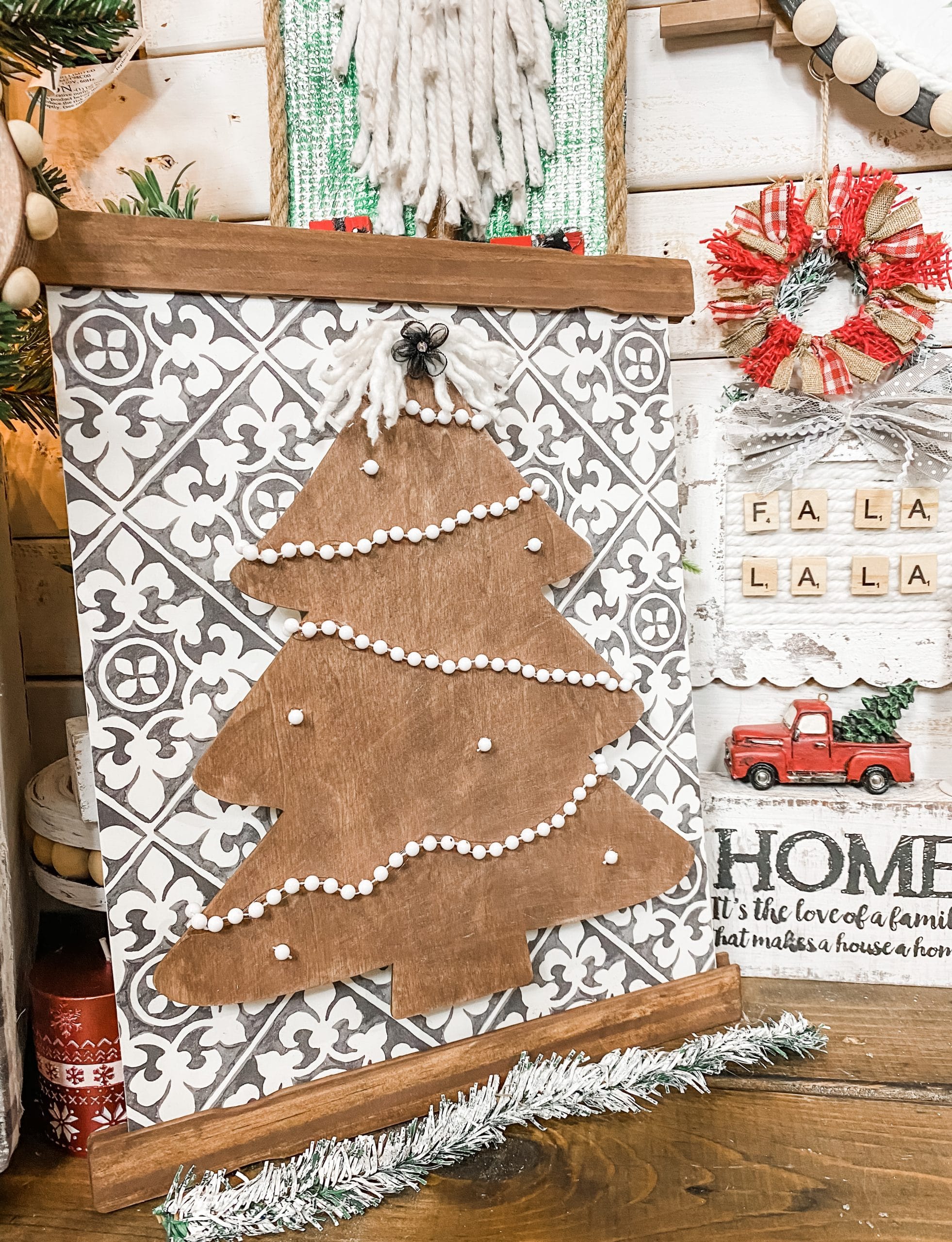 Hobby Lobby Placemat Christmas Decor DIY