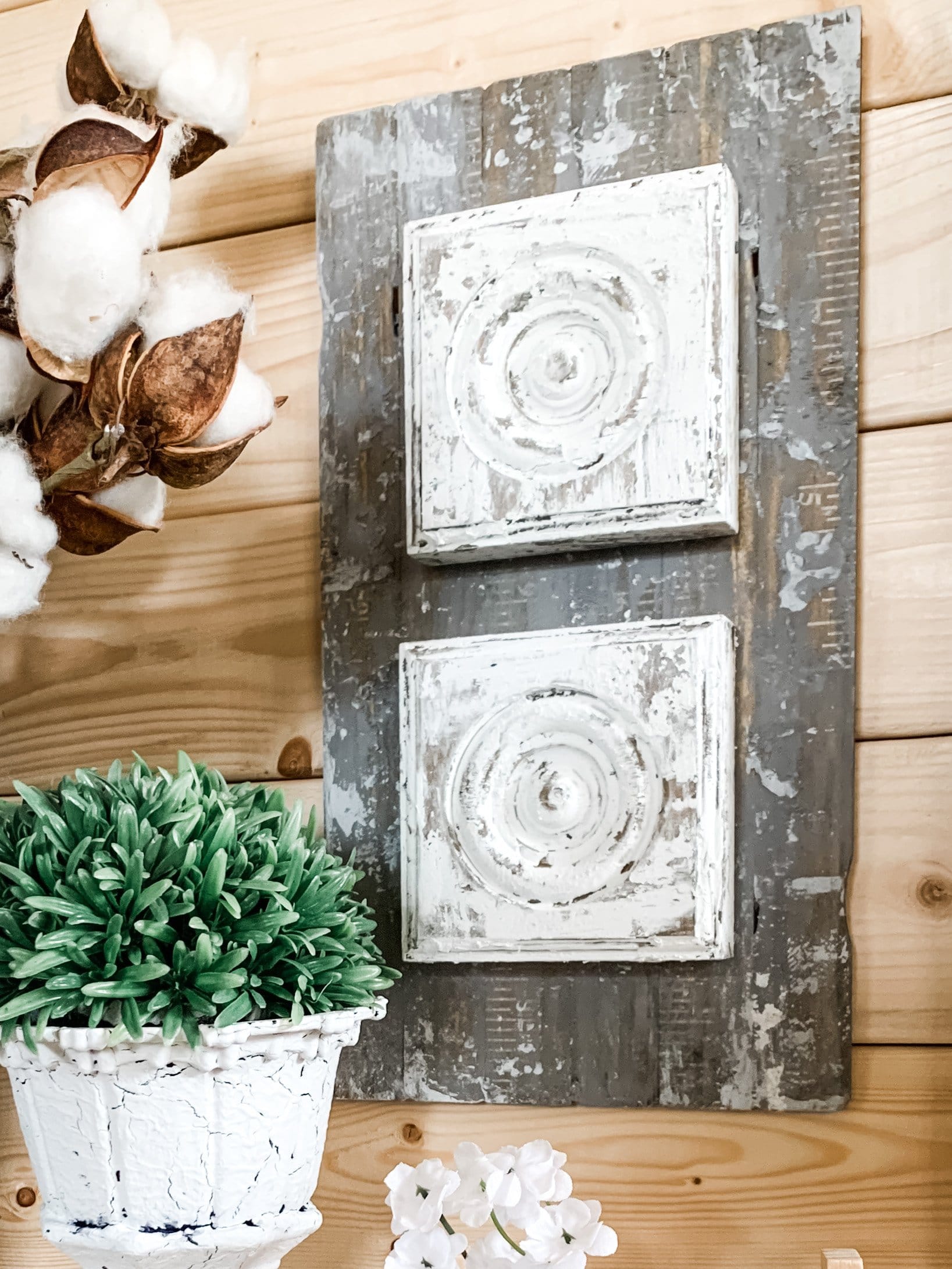 How to Make an Easy DIY Dollar Tree Rosette Home Decor