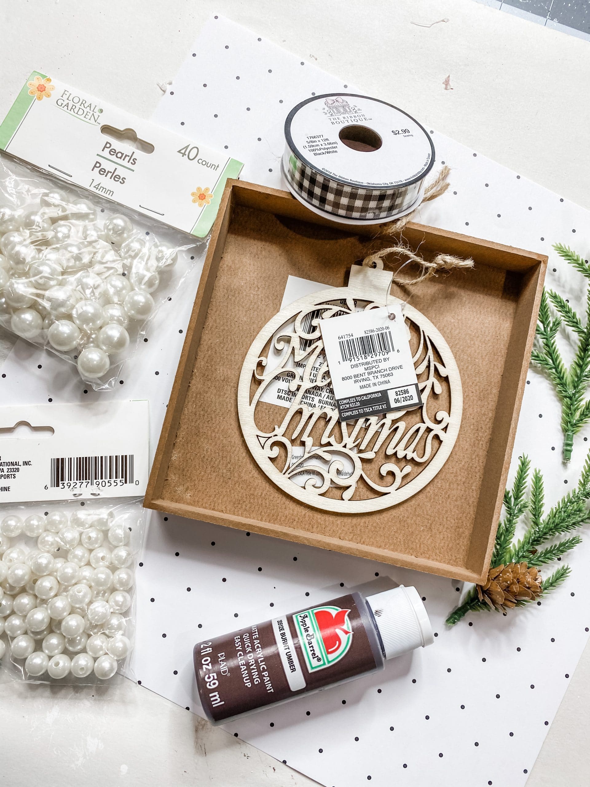 DIY Christmas Decor with a Michael's Ornament