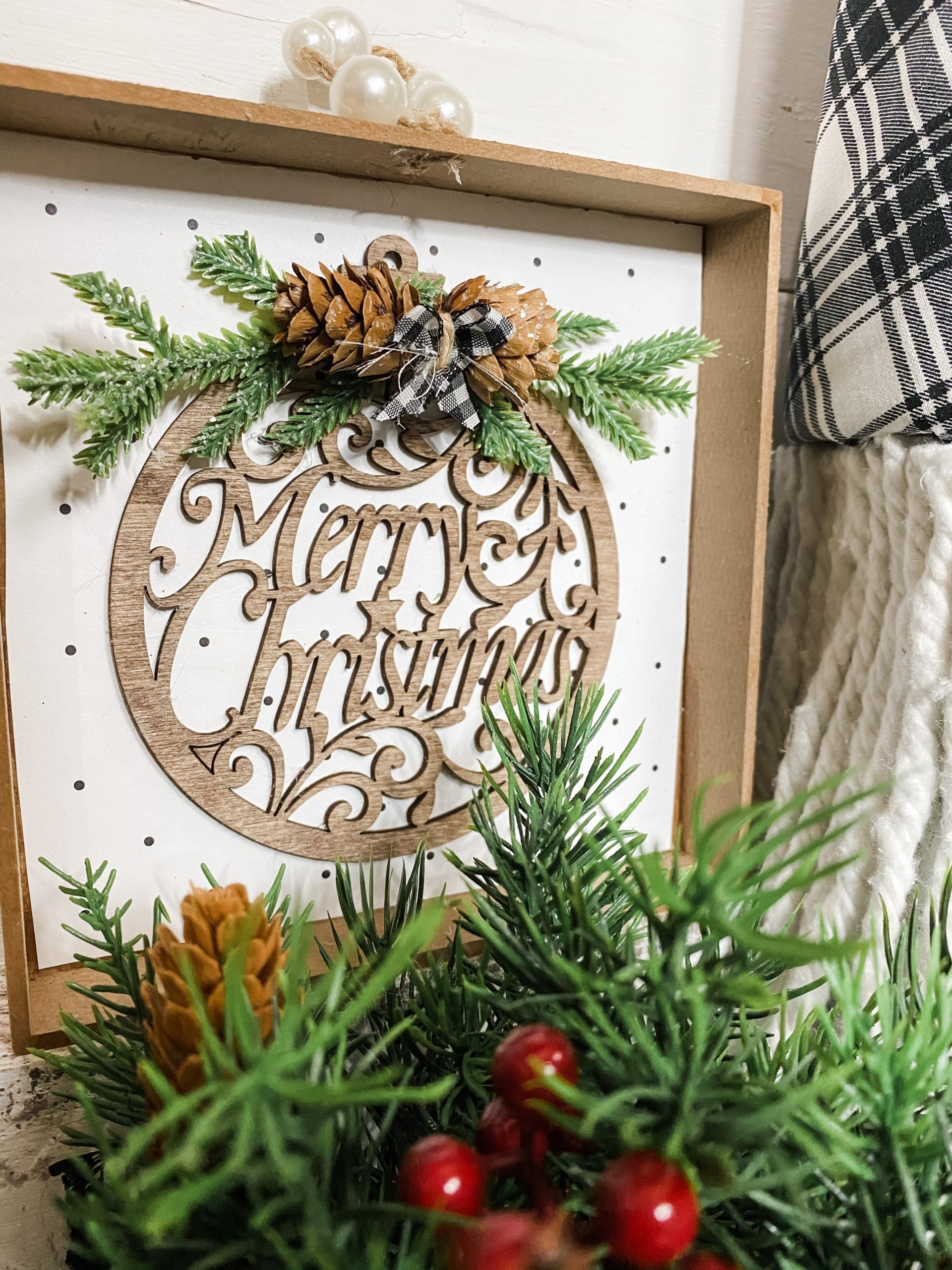 DIY Christmas Decor with a Michael's Ornament