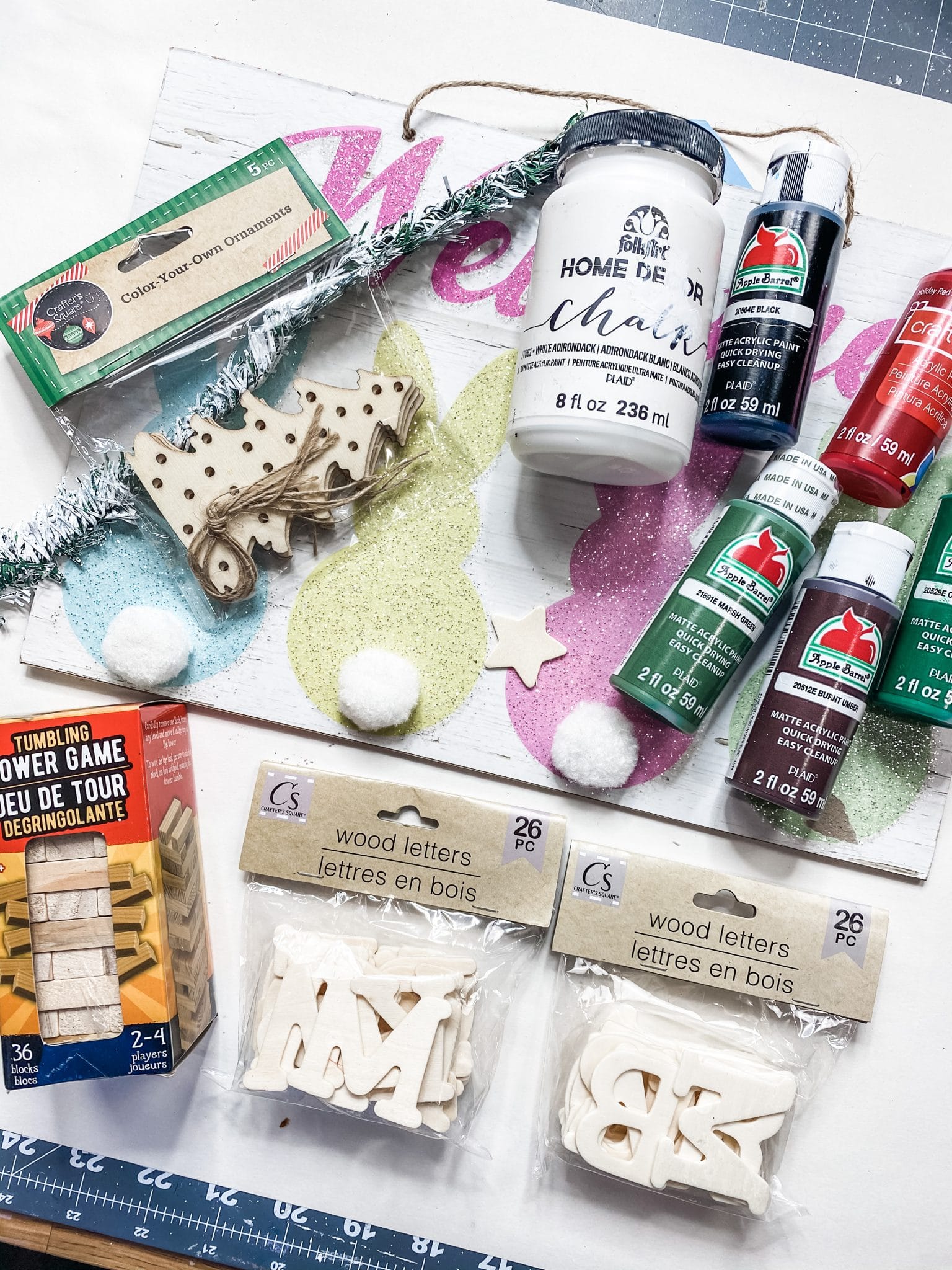 $5 Dollar Tree Farmhouse Christmas DIY - Easy and Affordable DIY