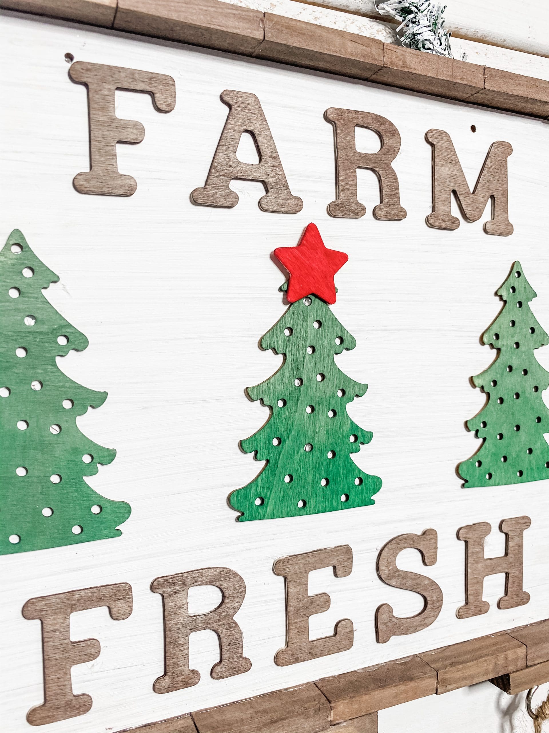 $5 Dollar Tree Farmhouse Christmas DIY