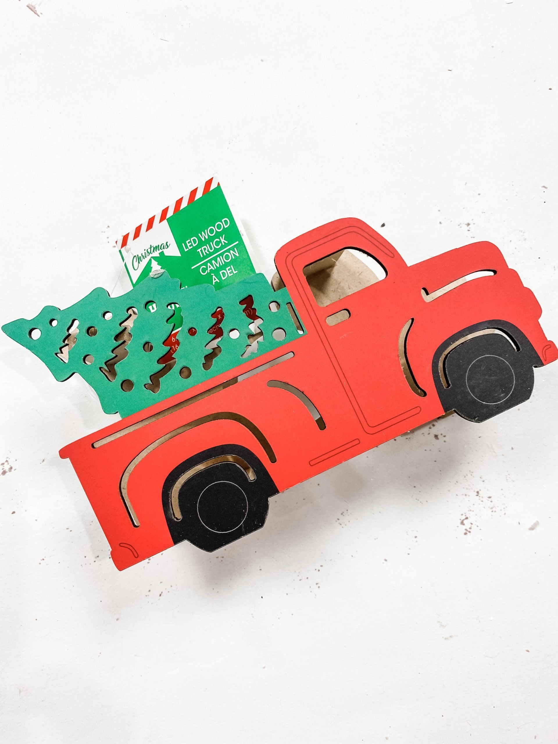 Dollar Tree DIY Red Truck Christmas Decor