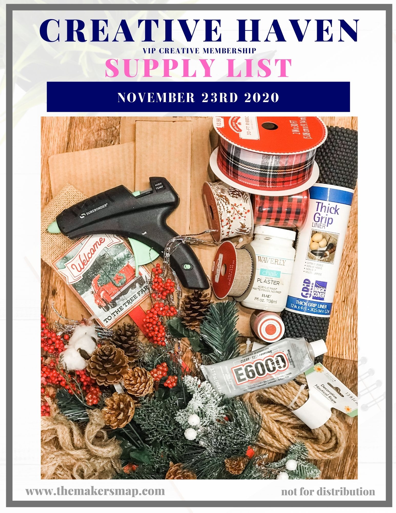 Pinterest Inspired DIY Christmas Wreath Basket