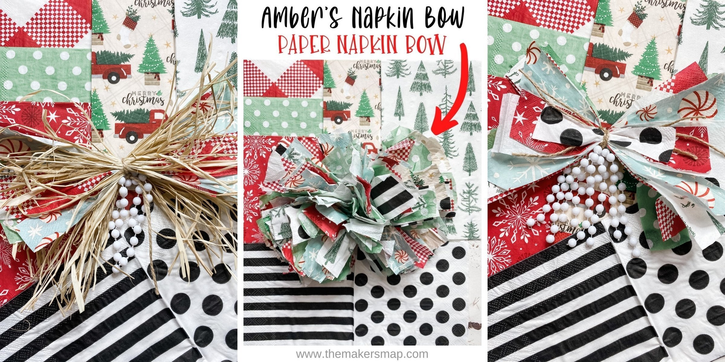 How to make Amber’s Napkin bow