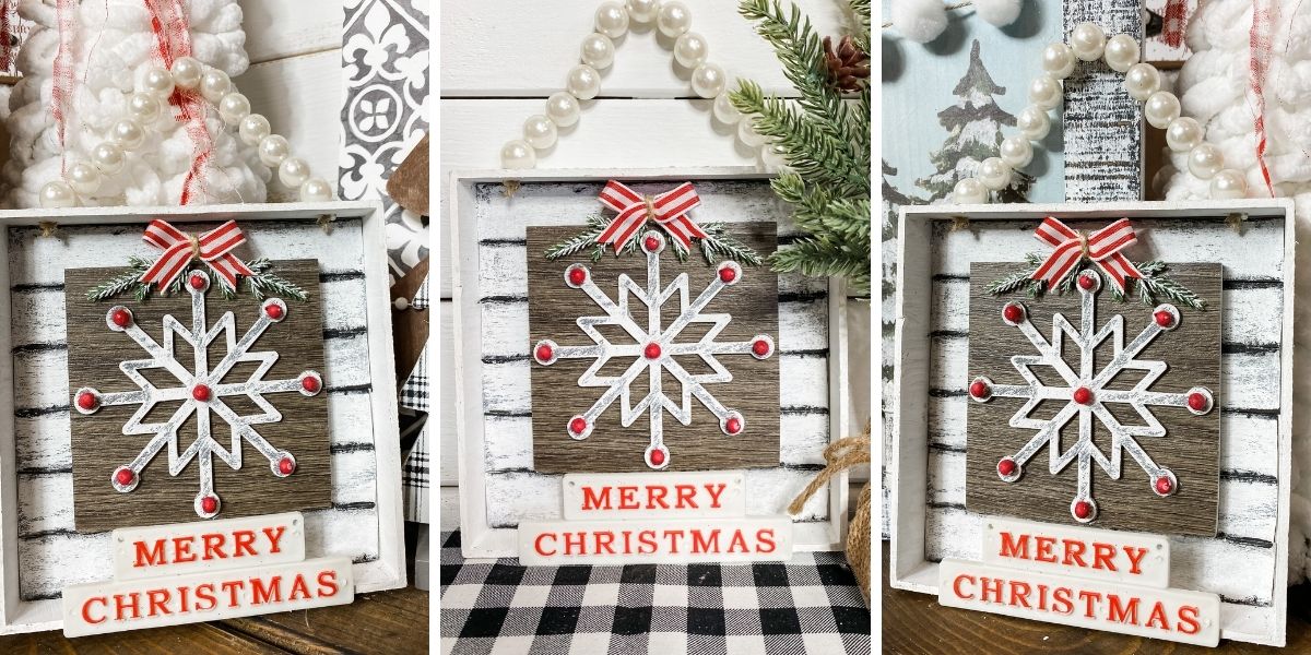 DIY Dollar Tree Snowflake Christmas Decor