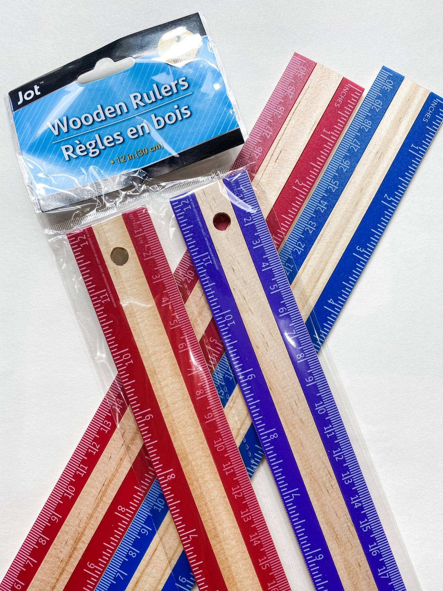 Dollar Tree Ruler Christmas Decor DIY for any budget