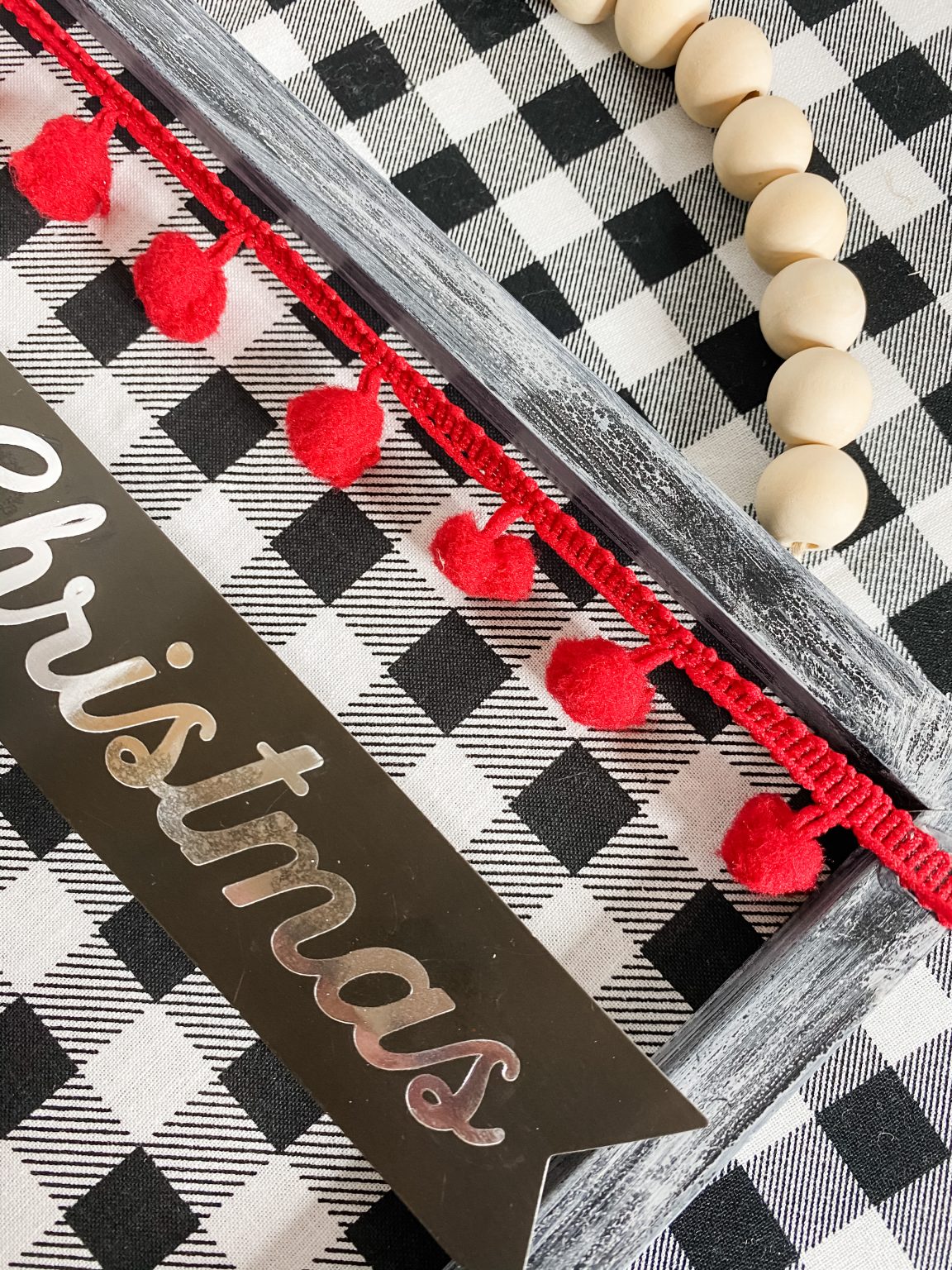 How to Make a Dollar Tree Red Truck Gift Bag DIY Christmas Sign