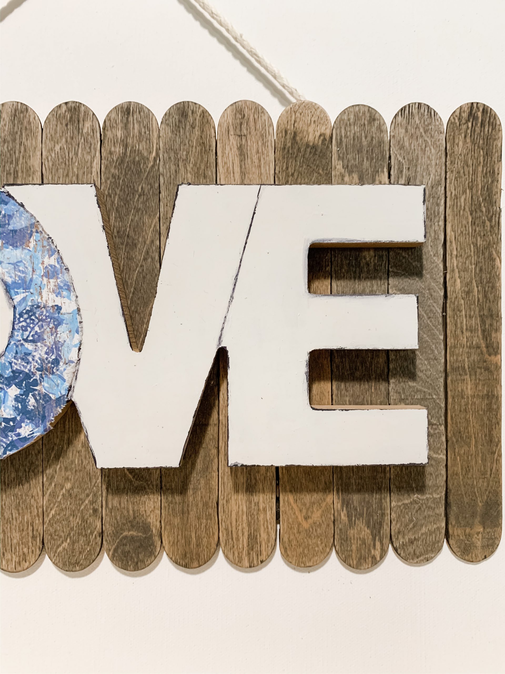 Spring Decor DIY Dollar Tree LOVE Sign